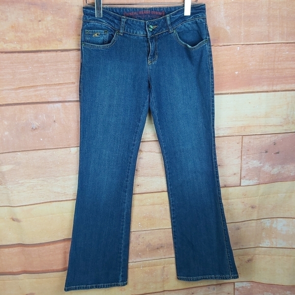 📣2/40$📣 O'NEILL women's jeans size 7  sight flare low raise Y2K - Picture 5 of 8
